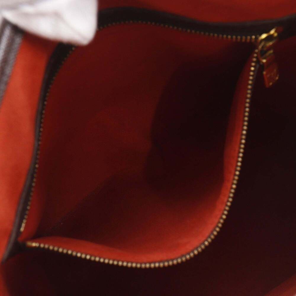 LOUIS VUITTON Brown Damier Canvas Tote Bag - Picture 9 of 16